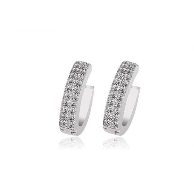 Popular zircon earring 1858323