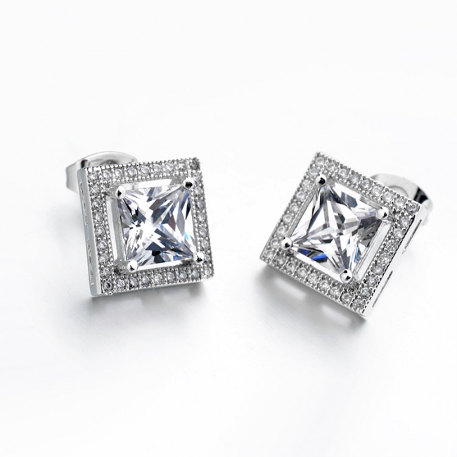 Popular zircon earring  80082