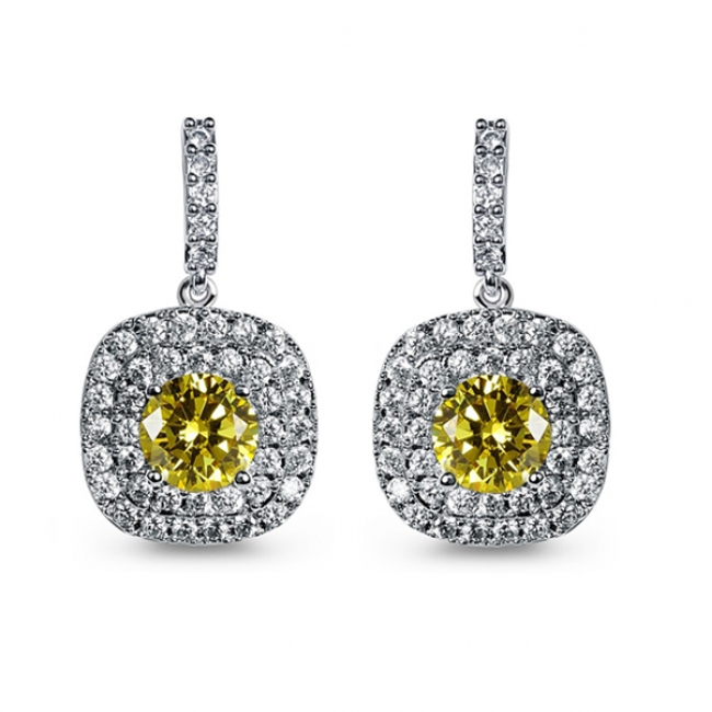 Popular zircon earring 1835088