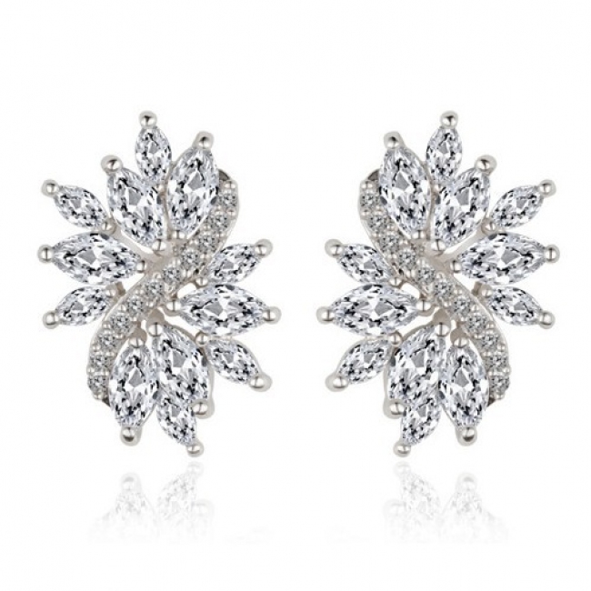 Popular zircon earring E80015