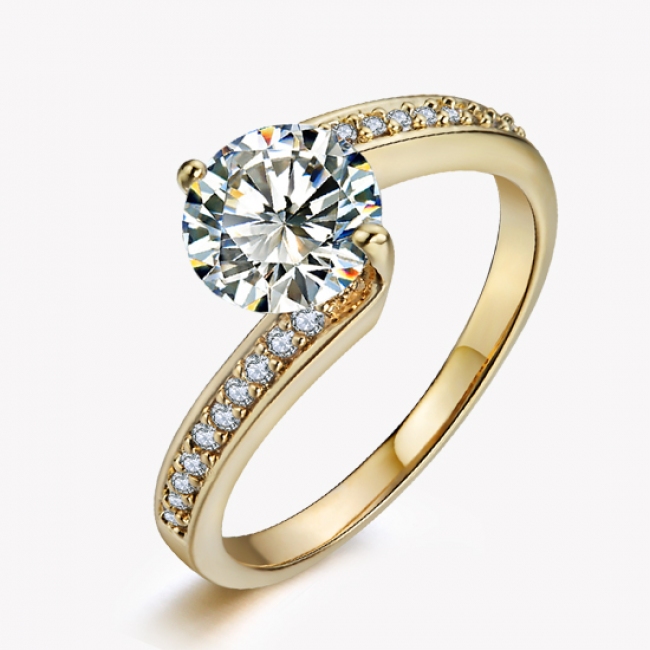 Popular zircon ring XL00244