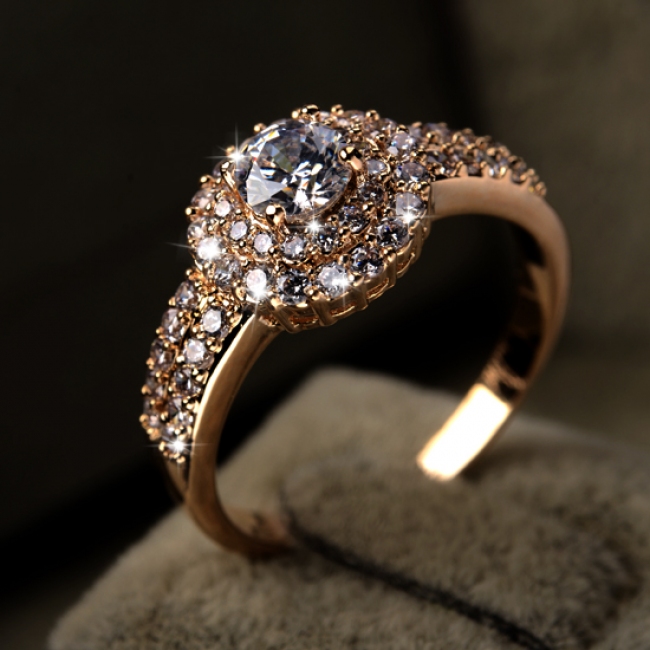 Popular zircon ring XL00352