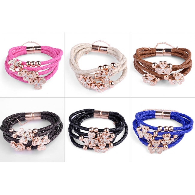 Popular leather bracelet NH00356