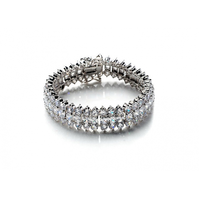 Popular luxury zircon bracelet B30009