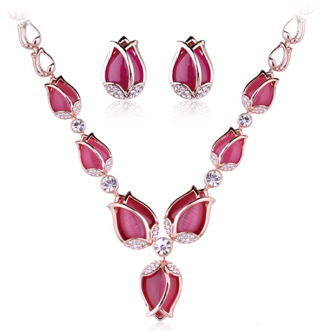 Popular luxurious opal jewelry set V051279N