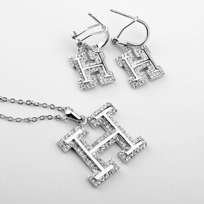 Popular crystal jewelry set SKA1887002