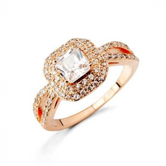 Fashion zircon ring 96851