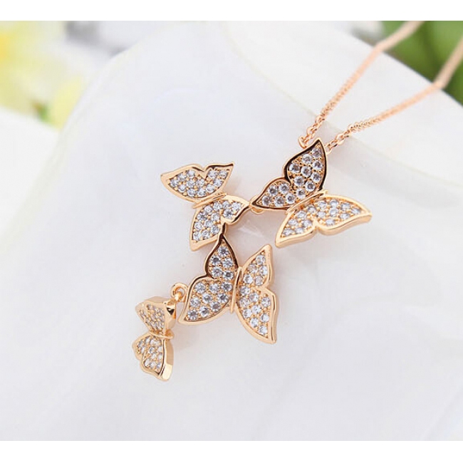 butterfly necklace AL20366