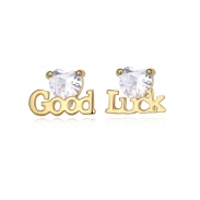 GOOD LUCK stud earring 1840873