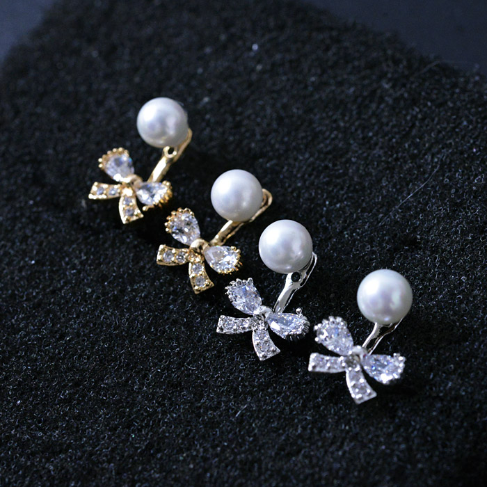 pearl zircon earring 849200