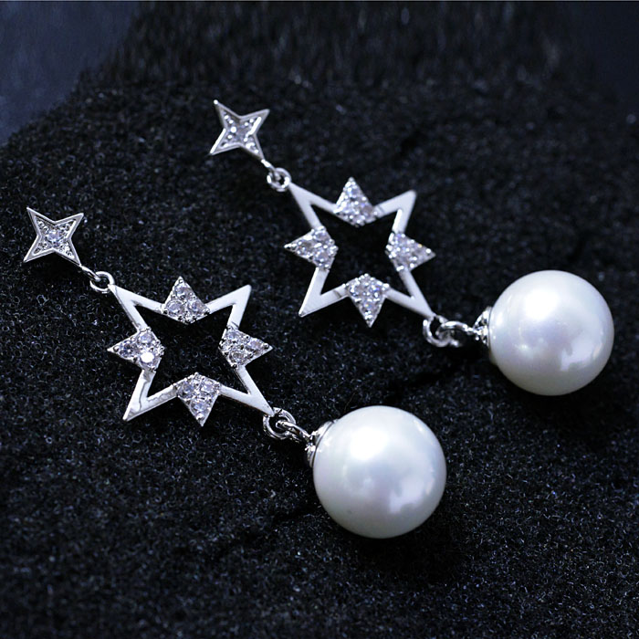 pearl hanging earring 208019