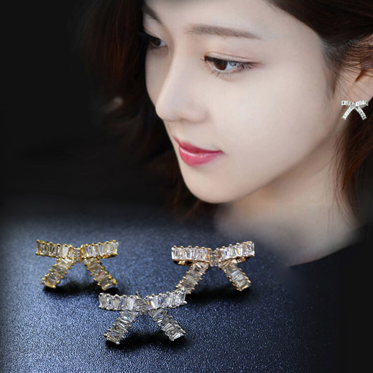 butterfly zircon earring 208019