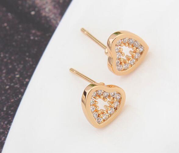 heart stud earring 208024