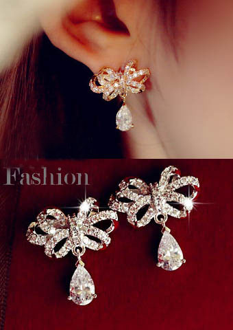 drop bowknot earring 849200