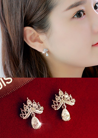 crown drop earring 849200