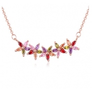 Austrian crystal necklace KY20471