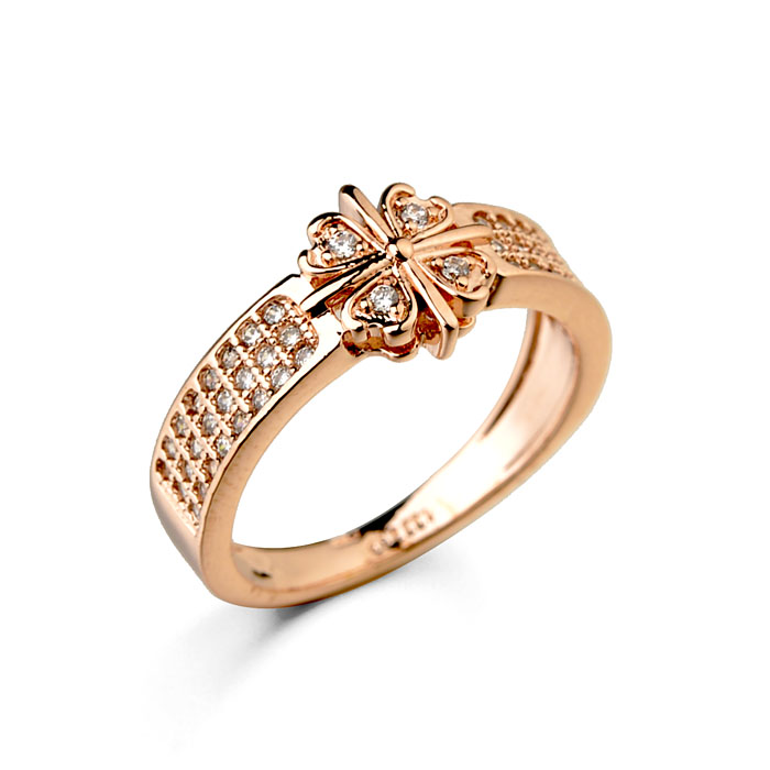 Fashion clover ring 96930