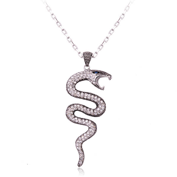 Fashion animal diamond costume necklace ...