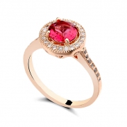 Fashion ruby ring  311458