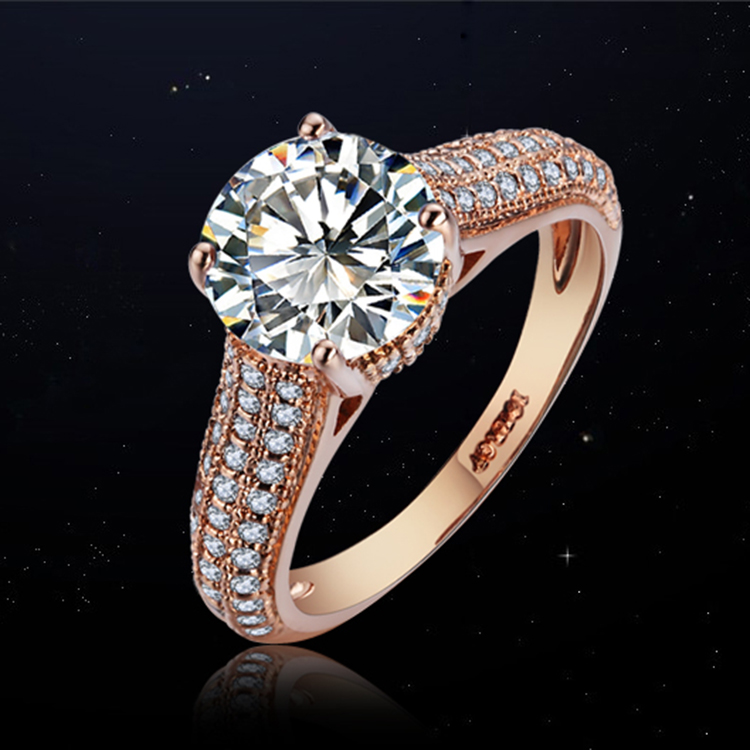 Fashion zircon ring 115355