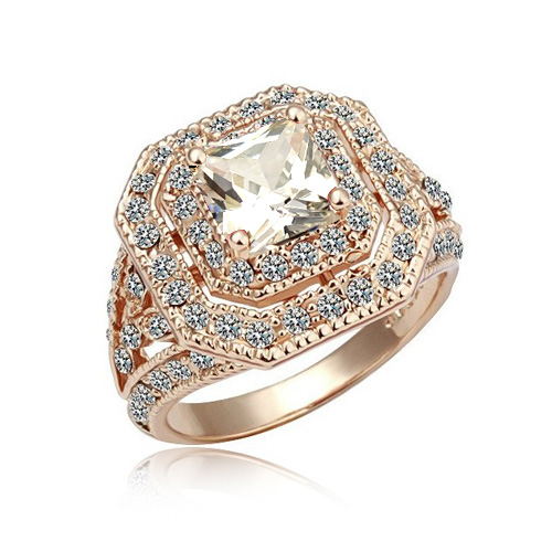 Austrian crystal ring 95696