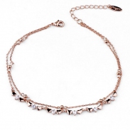 heart to heart fashion crystal anklet 120109