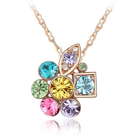 Austrian crystal necklace  KY4485