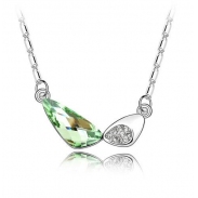 Austrian crystal necklace  KY4688