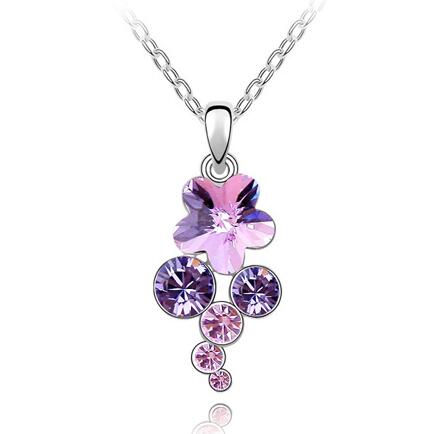 Austrian crystal necklace KY4214