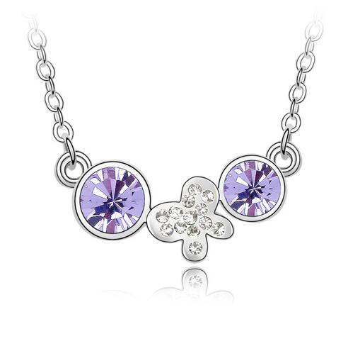 Austrian crystal necklace KY4179