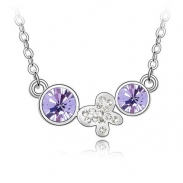 Austrian crystal necklace KY4179