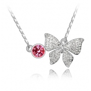 Austrian crystal necklace  KY4257