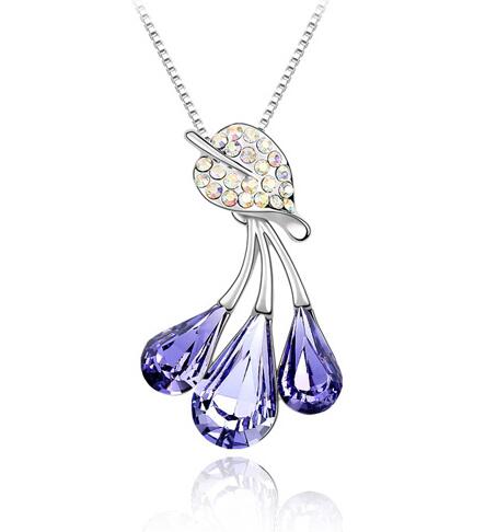 Austrian crystal necklace KY3607