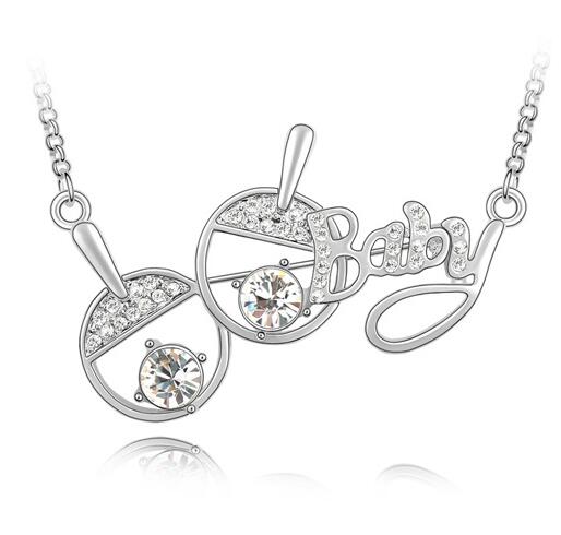 Austrian crystal necklace  KY3662