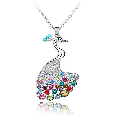 Austrian crystal necklace  KY3976