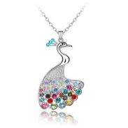 Austrian crystal necklace  KY3976