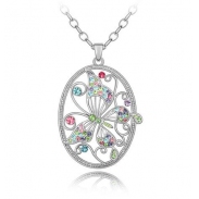 Austrian crystal necklace  KY4142