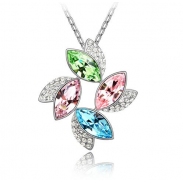 Austrian crystal necklace  KY3302