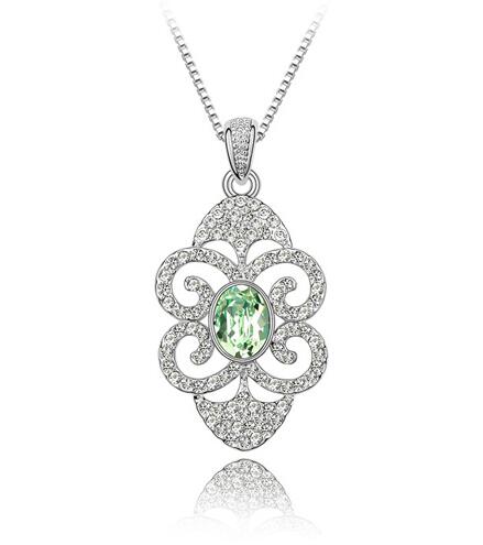 Austrian crystal necklace  KY3026