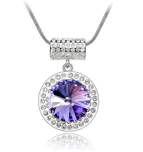 Austrian crystal necklace  KY3040