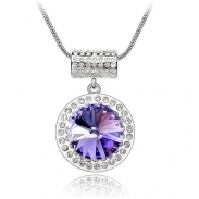 Austrian crystal necklace  KY3040