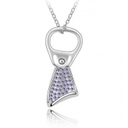 Austrian crystal necklace  KY3067