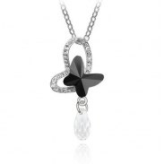 Austrian crystal necklace  KY4643