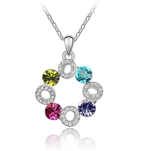 Austrian crystal necklace KY3124