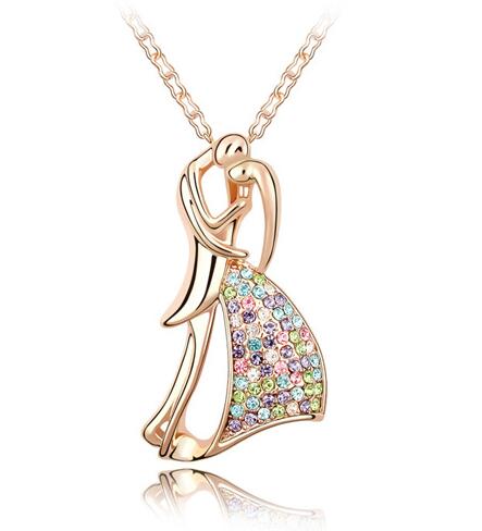 Austrian crystal necklace KY2648