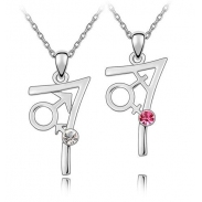 Austrian crystal necklace KY2725