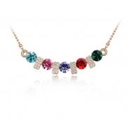 Austrian crystal necklace  KY2379