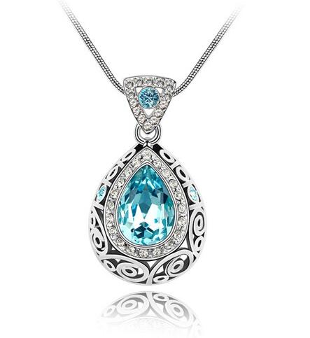 Austrian crystal necklace  KY2466