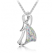 Austrian crystal necklace  KY2542