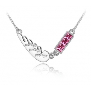 Austrian crystal necklace  KY2204